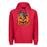 Cardinal sunflower pumpkin Premium Hoodie - JahusDesignShop