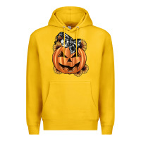 Lemon sunflower pumpkin Premium Hoodie - JahusDesignShop
