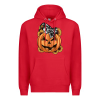 Red sunflower pumpkin Premium Hoodie - JahusDesignShop