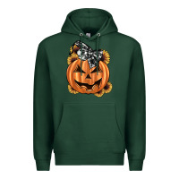 Sports Green sunflower pumpkin Premium Hoodie - JahusDesignShop