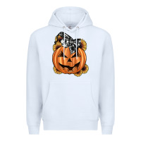 White sunflower pumpkin Premium Hoodie - JahusDesignShop