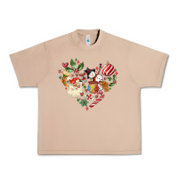 Burro christmas heart Urban Heavy Tee - MaliasSmallBusiness