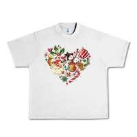 Lunar Rock christmas heart Urban Heavy Tee - MaliasSmallBusiness