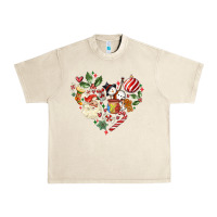 Sandshell christmas heart Urban Heavy Tee - MaliasSmallBusiness