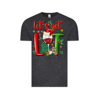 Vintage Black let's get lit Vintage Tee - MaliasSmallBusiness