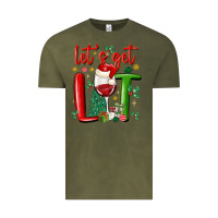 Vintage Olive let's get lit Vintage Tee - MaliasSmallBusiness