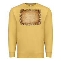 Antique Gold Buralp and Leopard Premium Sweatshirt - CowCowDesign