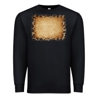 Black Buralp and Leopard Premium Sweatshirt - CowCowDesign