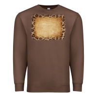 Chestnut Buralp and Leopard Premium Sweatshirt - CowCowDesign
