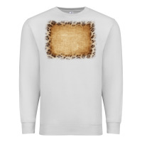 Dove Grey Buralp and Leopard Premium Sweatshirt - CowCowDesign