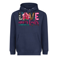 Navy love never fails Heavyweight Hoodie - OliviaCreatesArt