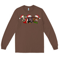 Chestnut christmas heifers Long Sleeve Tee - LillyAllenDesigns