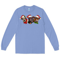 Colony Blue christmas heifers Long Sleeve Tee - LillyAllenDesigns
