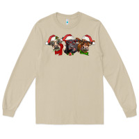 Mushroom christmas heifers Long Sleeve Tee - LillyAllenDesigns
