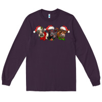 Plum christmas heifers Long Sleeve Tee - LillyAllenDesigns