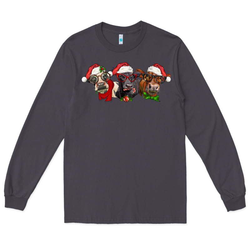 Christmas Heifers Long Sleeve Tee by LillyAllenDesigns | Teevron