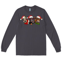 Smoke christmas heifers Long Sleeve Tee - LillyAllenDesigns