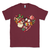Christmas Heart Classic Tee | Teevron