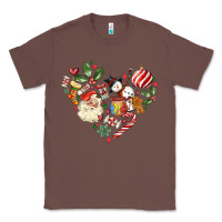 Chestnut christmas heart Classic Tee - MaliasSmallBusiness
