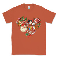 Copper christmas heart Classic Tee - MaliasSmallBusiness