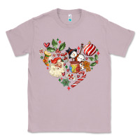 Lilac christmas heart Classic Tee - MaliasSmallBusiness