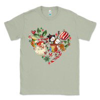 Matcha christmas heart Classic Tee - MaliasSmallBusiness