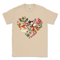Mushroom christmas heart Classic Tee - MaliasSmallBusiness