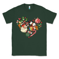 Sports Green christmas heart Classic Tee - MaliasSmallBusiness