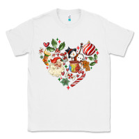 White christmas heart Classic Tee - MaliasSmallBusiness