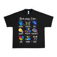 God Says I Am Autism Urban Heavy Tee | Teevron