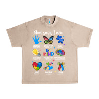 French Oak god says i am autism Urban Heavy Tee - JahusDesignShop