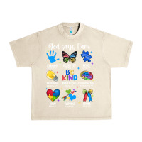 Sandshell god says i am autism Urban Heavy Tee - JahusDesignShop