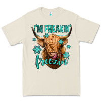 Bone i'm freakin freezin long haired cow Premium Tee - Jasminsmagicworld