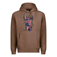 Chestnut Freedom rock hand 4th of july Premium Hoodie - CowGirlArtShop