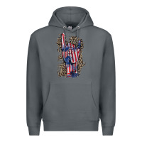 Rock Freedom rock hand 4th of july Premium Hoodie - CowGirlArtShop