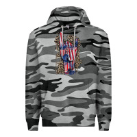 Slate Camo Freedom rock hand 4th of july Premium Hoodie - CowGirlArtShop