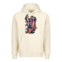 Tofu Freedom rock hand 4th of july Premium Hoodie - CowGirlArtShop