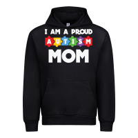 Black LIL Autism Mom Urban Hoodie - CowhideDigitalArt