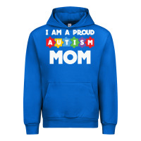 Cobalt LIL Autism Mom Urban Hoodie - CowhideDigitalArt