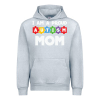 Heather Grey LIL Autism Mom Urban Hoodie - CowhideDigitalArt