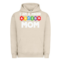 Pigment French Oak LIL Autism Mom Urban Hoodie - CowhideDigitalArt