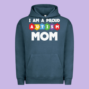 Lil Autism Mom Urban Hoodie Designed By Cowhidedigitalart