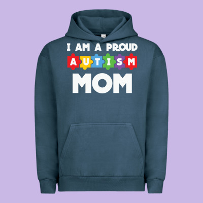 Lil Autism Mom Urban Hoodie Designed By Cowhidedigitalart