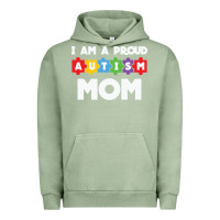 Pigment Oil Green LIL Autism Mom Urban Hoodie - CowhideDigitalArt