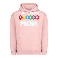 Pigment Salmon LIL Autism Mom Urban Hoodie - CowhideDigitalArt