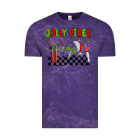 Cloud Purple jolly vibes Vintage Tee - MaliasSmallBusiness