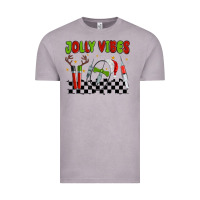 Vintage Zinc jolly vibes Vintage Tee - MaliasSmallBusiness