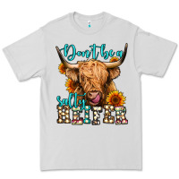 Dove Grey don't be a salty heifer long haired cow Premium Tee - Jasminsmagicworld