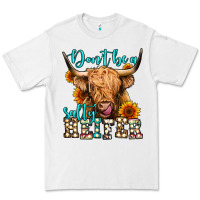 White don't be a salty heifer long haired cow Premium Tee - Jasminsmagicworld