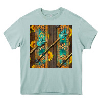 Arona aztec and sunflowers Heavy Core Tee - BundleAndBundleShop